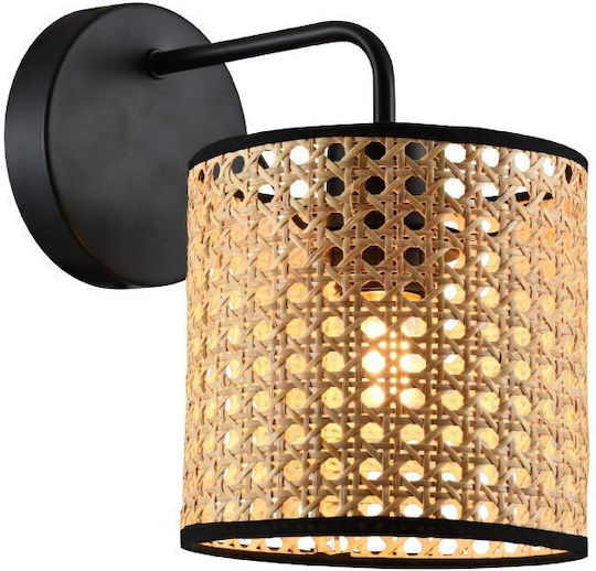 Viokef Wall Lamp Black 16cm Viokef Wall Lamp Black 16cm