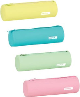 Safta Fabric Pencil Case with 1 Compartment Multicolour 8pcs