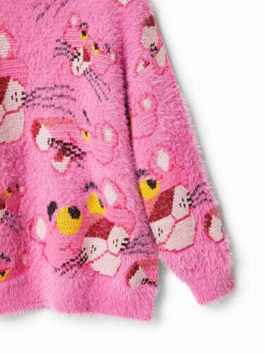 Pulover pentru copii Cu mânecă lungă Roz Pink Panther
