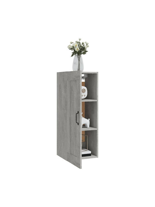 Kabinett Wand Grey Concrete 35x34x90cm