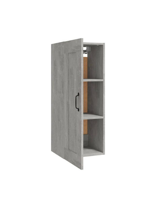 Kabinett Wand Grey Concrete 35x34x90cm