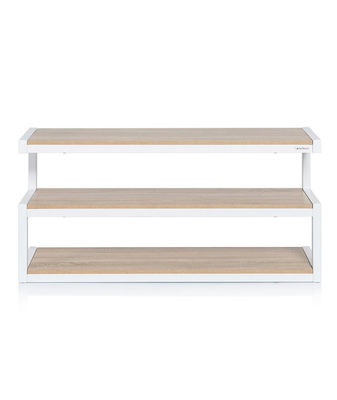 NorStone Esse AV 3 Level Hi-Fi Furniture Clear Oak 110x53x40cm