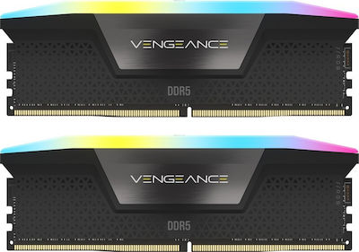 Corsair Vengeance AND EXPO 65GB DDR5 RAM με 2 Modules (2x32GB) και Ταχύτητα 5200 για Desktop