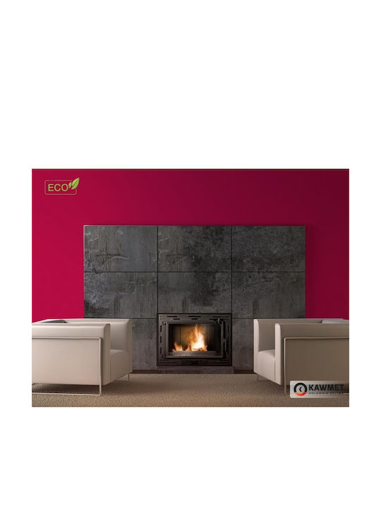 Kawmet W9 Eco Șemineu cu inserție Lemn 9.8kW Drept cu o ușă care se deschide