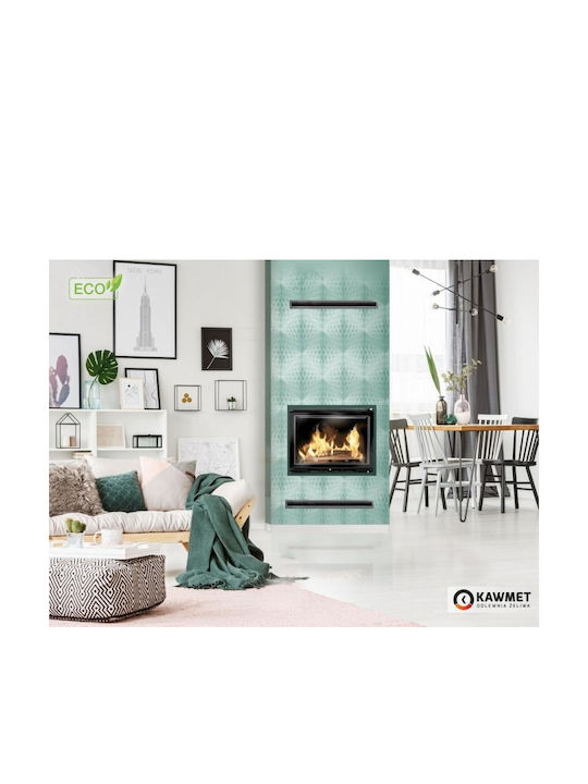 Kawmet W17 Decor Eco Kaminofen Holz 16.1kW Gerade mit einer zu öffnenden Tür