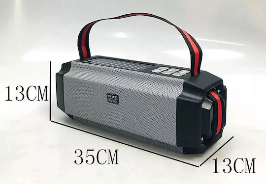 WSTER WS-1861 Ηχείο Bluetooth 20W με Ραδιόφωνο και Διάρκεια Μπαταρίας έως 6 ώρες Κόκκινο