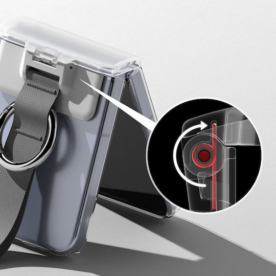 Ringke Hinge Back Cover Plastic Gray / Dark Gray (Galaxy Z Flip4)