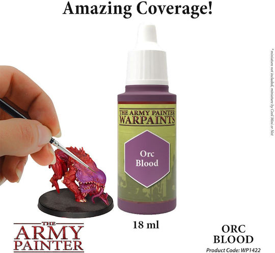 The Army Painter Warpaints Model Making Paint Orc Blood 18ml