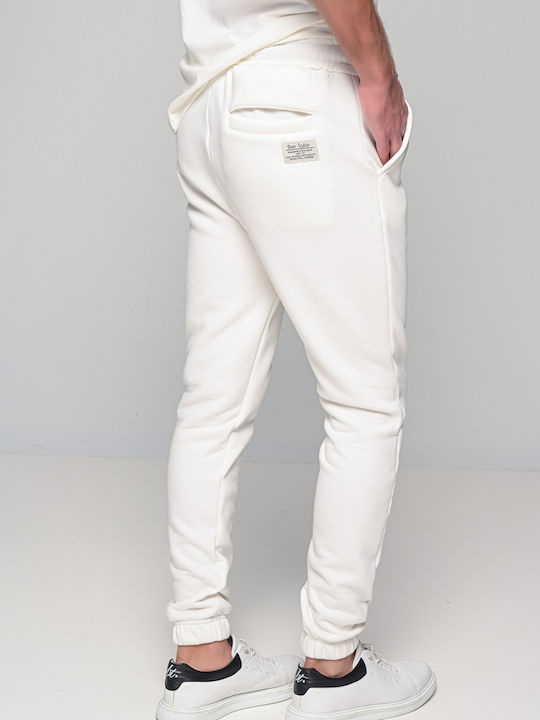 Ben Tailor Men's Sweatpants with Rubber White