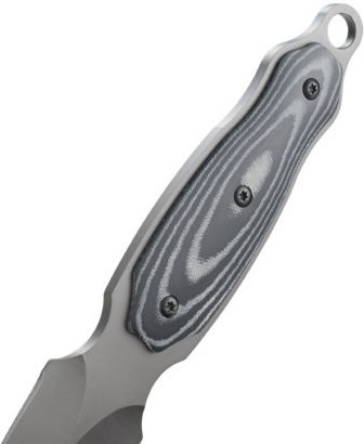 Columbia River Knives Cuțit Shrill Negru/Gri în Husă Din Piele