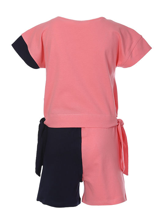 Matoufrance Kids Set with Shorts Summer 2pcs Pink