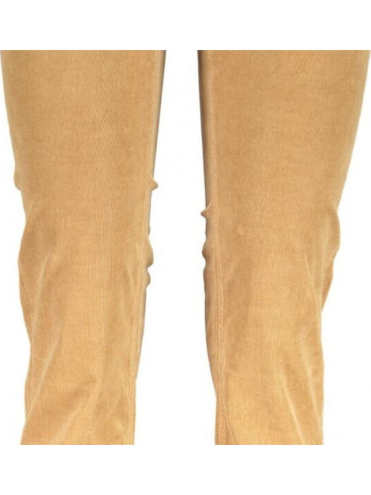 Damen Stoff Hose Beige
