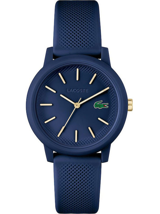 Lacoste Ρολόι Μπαταρίας με Καουτσούκ Λουράκι Lacoste Ρολόι Μπαταρίας με Καουτσούκ Λουράκι