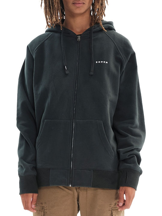 Sweatshirt with Hood Forest Green