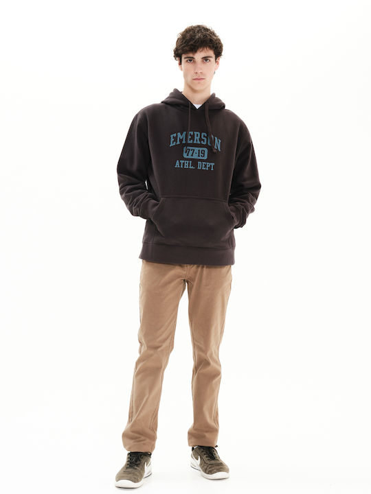 Sweatshirt mit Kapuze Off Black