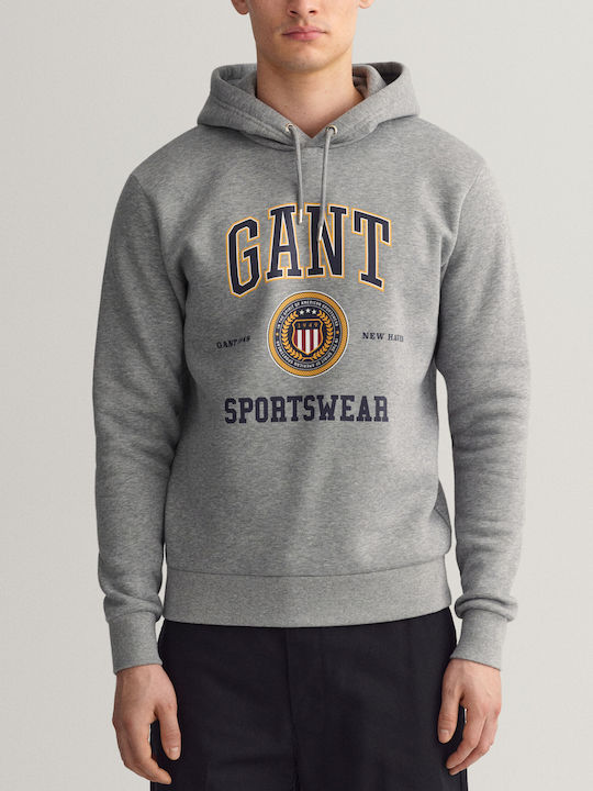 Crest Shield Hanorac cu Glugă gri melange