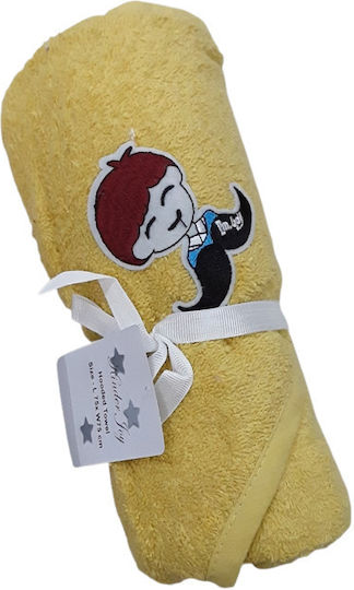 Beboulino Baby Bath Towel Bathrobe Hooded 75x75cm