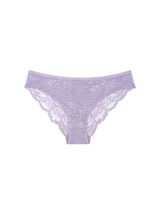 Amourette Charm Damen Brasilien mit Spitze Lila