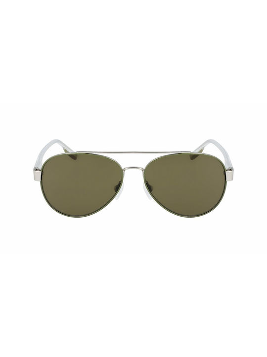 Converse Disrupt Men's Sunglasses with Silver Metal Frame and Green Lens CV300S-310