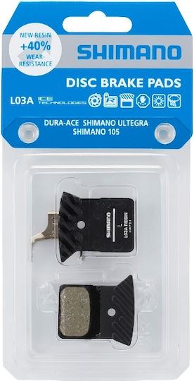 Shimano L03A Y8PU98040 Disc Brake Bicycle Brake Pads Resin W/FIN