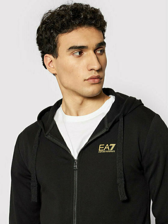 Sweatshirt mit Kapuze Schwarz