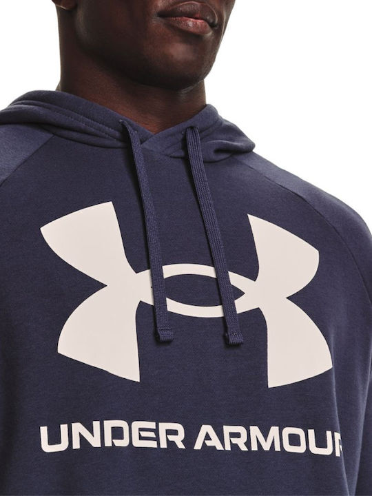 Rival Big Sweatshirt With Purple Hood