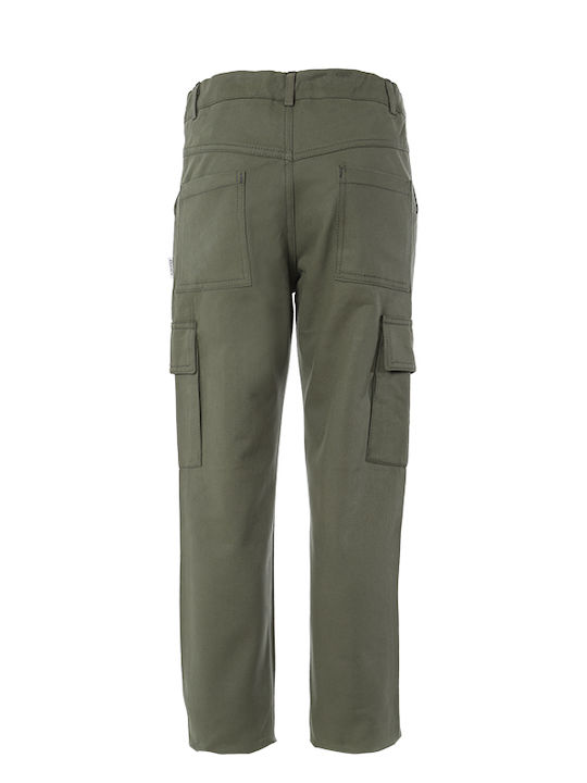 Matoufrance Boys Fabric Cargo Trouser Khaki