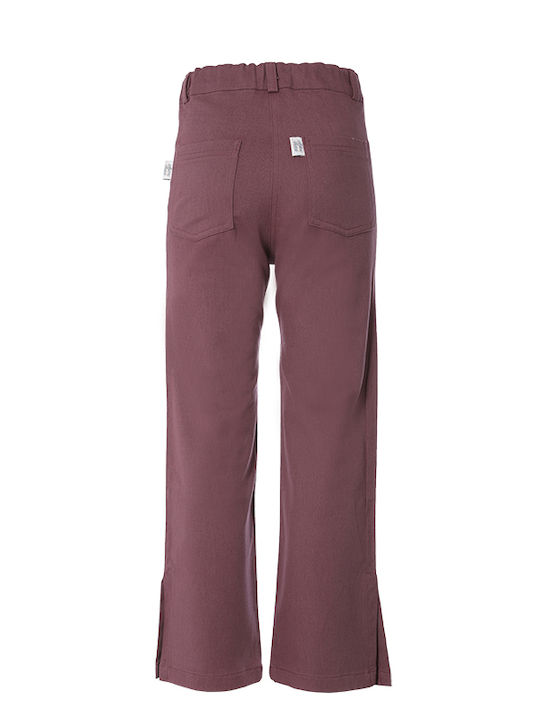 Matoufrance Girls Fabric Trouser Purple