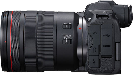 Canon EOS R5 Mirrorless Φωτογραφική Μηχανή Kit (RF 24-105mm F4L IS USM) Μαύρη