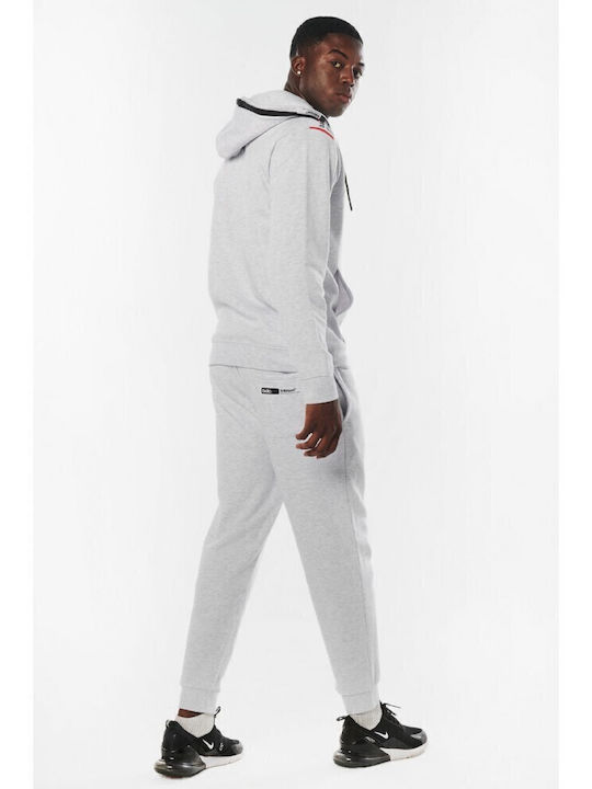 Gray Hoodie Cardigan