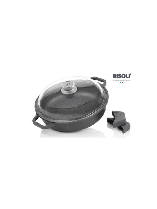Risoli Granito Shallow Pot made of Cast Aluminum 28cm