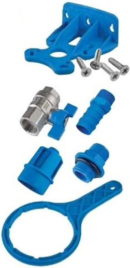 Atlas Filtri Hydra RAH Water Filtration System Single Central Supply Micron 3/4'' with Replacement Filter RA6000014