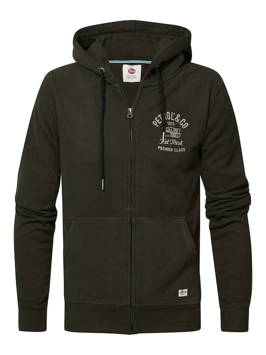 Hooded Cardigan Khaki