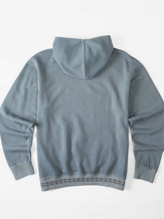 Billabong Wave Washed Herren Sweatshirt mit Kapuze und Taschen Hellblau