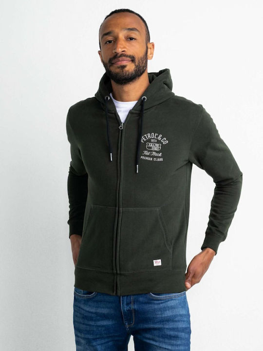 Hooded Cardigan Khaki