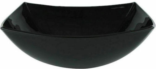 Luminarc Quadrato Πιάτο Βαθύ Τετράγωνο Γυάλινο Μαύρο 20x20cm