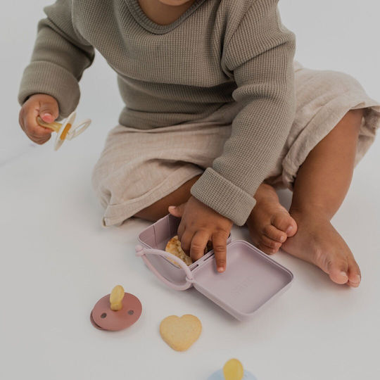 Bibs Pacifier Case Plastic Lila