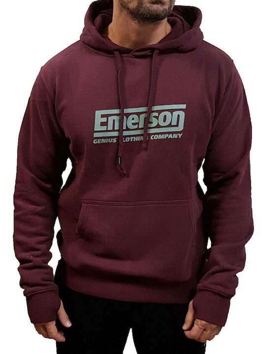 Sweatshirt mit Kapuze Wine