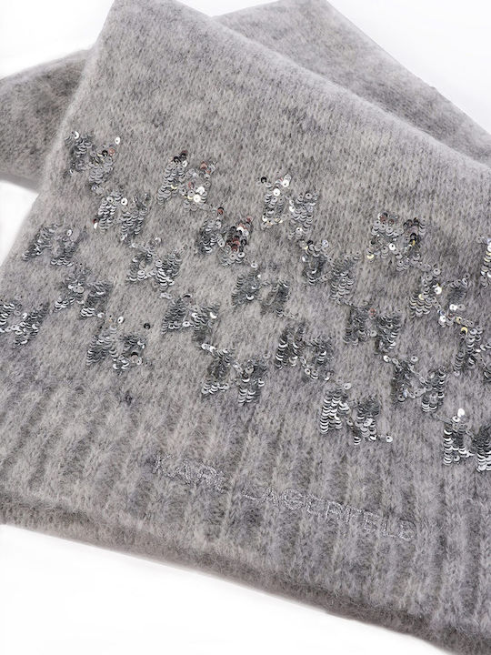 Women's Wool Scarf Gray