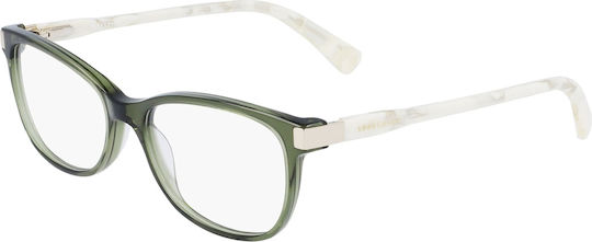 Longchamp Femei Plastic Rame Ochelari Verde LO2616 305