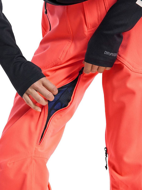Burton Vida Stretch 2L 15006107800 Women's Trousers for Ski & Snowboard Orange