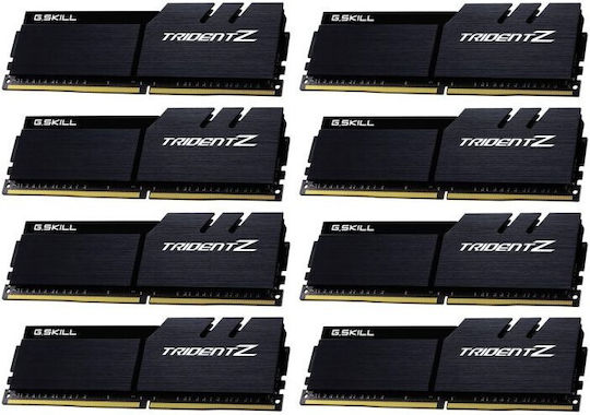 G.Skill TridentZ 128GB DDR4 RAM με 8 Modules (8x16GB) και Ταχύτητα 3600 για Desktop