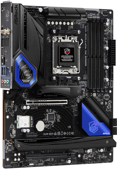 ASRock B650E PG Riptide WiFi Дънна платка ATX с AMD AM5 Сокет