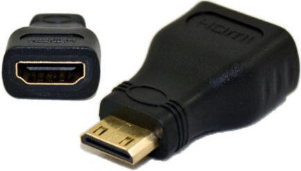 Powertech Konverter Mini-HDMI männlich zu HDMI weiblich 1Stück CAB-H025