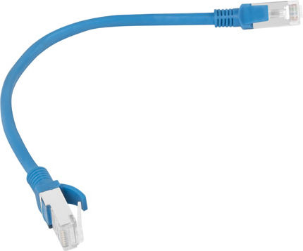 Lanberg U/UTP Cat.5e Cable 0.25m Μπλε