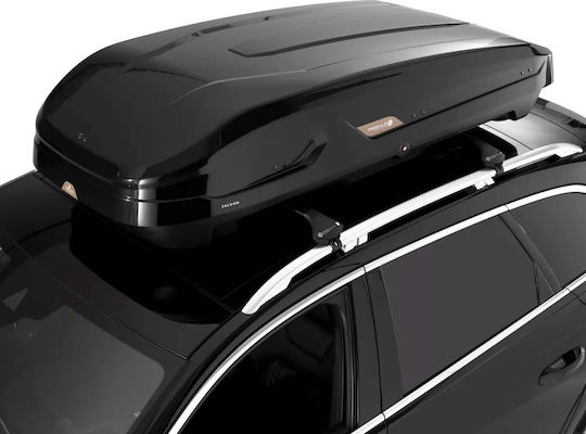 Modula Falcon Car Roof Box with Double Opening and 470lt Capacity Black