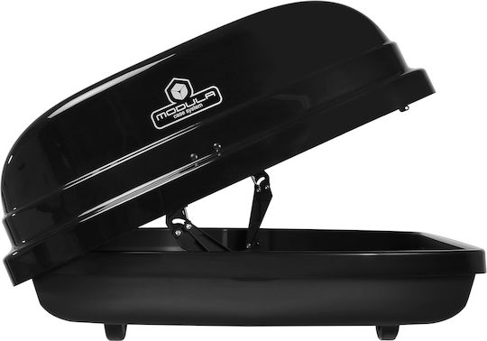Modula Wego Dachbox Für Autos 360lt Schwarze Glänzende