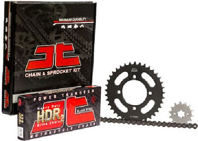 JT Sprockets Kette & Ritzel-Kit Supra-X Helmin (14-36-428) für Honda Supra 125 X