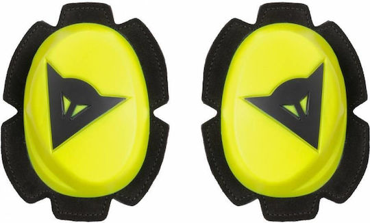Dainese Pista Knee Slider Ξύστρες Στολής Αναβάτη Μοτοσυκλέτας Κίτρινο Χρώμα