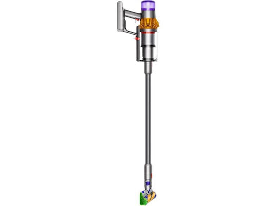 Dyson V15 Detect Absolute Rechargeable 2 in 1 Stick & Handheld Vacuum 25.2V Yellow/Iron/Nickel